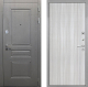 Входная металлическая Дверь Интекрон (INTECRON) Брайтон Графит В-07 с молдингом Сандал белый в Апрелевке
