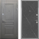 Входная металлическая Дверь Интекрон (INTECRON) Брайтон Графит Гладкая Гранит лава оникс в Апрелевке