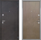 Входная металлическая Дверь Интекрон (INTECRON) Сенатор Лучи Гладкая шпон Венге коричневый в Апрелевке