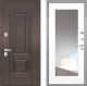 Входная металлическая Дверь Интекрон (INTECRON) Италия ФЛЗ-120-М Зеркало Белый матовый в Апрелевке