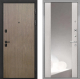 Входная металлическая Дверь Интекрон (INTECRON) Профит Black Венге Коричневый ФЛЗ-516 Зеркало Сосна белая в Апрелевке