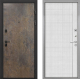 Входная металлическая Дверь Интекрон (INTECRON) Профит Black Гранж В-07 с молдингом Лофт белый в Апрелевке