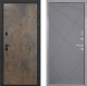 Входная металлическая Дверь Интекрон (INTECRON) Профит Black Гранж Лучи-М Графит софт в Апрелевке