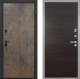 Входная металлическая Дверь Интекрон (INTECRON) Профит Black Гранж Гладкая Эковенге поперечный в Апрелевке