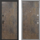 Входная металлическая Дверь Интекрон (INTECRON) Профит Black Гранж Гладкая Гранж в Апрелевке