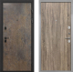 Входная металлическая Дверь Интекрон (INTECRON) Профит Black Гранж Гладкая Дуб турин в Апрелевке