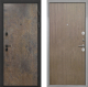 Входная металлическая Дверь Интекрон (INTECRON) Профит Black Гранж Гладкая шпон Венге коричневый в Апрелевке