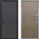 Входная металлическая Дверь Интекрон (INTECRON) Профит Black Эковенге Гладкая шпон Венге коричневый в Апрелевке