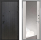 Входная металлическая Дверь Интекрон (INTECRON) Профит Black ФЛ-295 ФЛЗ-516 Зеркало Сосна белая в Апрелевке