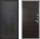Входная металлическая Дверь Интекрон (INTECRON) Профит Black ФЛ-295 Гладкая Эковенге поперечный в Апрелевке