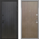 Входная металлическая Дверь Интекрон (INTECRON) Профит Black ФЛ-295 Гладкая шпон Венге коричневый в Апрелевке