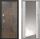 Входная металлическая Дверь Интекрон (INTECRON) Гектор Гранж ФЛЗ-516 Зеркало Сосна белая в Апрелевке