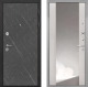 Входная металлическая Дверь Интекрон (INTECRON) Гектор Гранит Лава Оникс ФЛЗ-516 Зеркало Сосна белая в Апрелевке