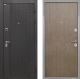 Входная металлическая Дверь Интекрон (INTECRON) Олимпия Black 4К Гладкая шпон Венге коричневый в Апрелевке