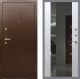 Входная металлическая Дверь Рекс (REX) 1А Медный Антик СБ-16 Зеркало Белый ясень в Апрелевке