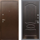 Входная металлическая Дверь Рекс (REX) 1А Медный Антик FL-128 Венге светлый в Апрелевке