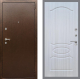 Входная металлическая Дверь Рекс (REX) 1А Медный Антик FL-128 Сандал белый в Апрелевке