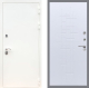 Входная металлическая Дверь Рекс (REX) 5 Белая Шагрень FL-289 Белый ясень в Апрелевке