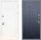 Входная металлическая Дверь Рекс (REX) 5 Белая Шагрень FL-289 Ясень черный в Апрелевке