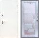 Входная металлическая Дверь Рекс (REX) 5 Белая Шагрень Зеркало Пастораль Сандал белый в Апрелевке