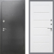 Входная металлическая Дверь Рекс (REX) 2А Серебро Антик Сити Белый ясень в Апрелевке