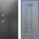 Входная металлическая Дверь Рекс (REX) 2А Серебро Антик FL-2 Сандал грей в Апрелевке