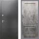 Входная металлическая Дверь Рекс (REX) 2А Серебро Антик FL-117 Бетон темный в Апрелевке