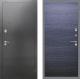 Входная металлическая Дверь Рекс (REX) 2А Серебро Антик GL Дуб тангенальный черный в Апрелевке