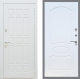 Входная металлическая Дверь Рекс (REX) 8 Силк Сноу FL-128 Белый ясень в Апрелевке