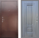 Входная металлическая Дверь Рекс (REX) 1 FL-2 Сандал грей в Апрелевке