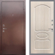 Входная металлическая Дверь Рекс (REX) 1 FL-128 Беленый дуб в Апрелевке