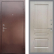 Входная металлическая Дверь Рекс (REX) 1 FL-243 Беленый дуб в Апрелевке
