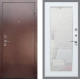 Входная металлическая Дверь Рекс (REX) 1 Зеркало Пастораль Белый ясень в Апрелевке