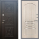 Входная металлическая Дверь Рекс (REX) 10 FL-128 Беленый дуб в Апрелевке