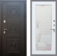 Входная металлическая Дверь Рекс (REX) 10 Зеркало Пастораль Белый ясень в Апрелевке
