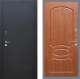 Входная металлическая Дверь Рекс (REX) 1A Черный Муар FL-128 Морёная берёза в Апрелевке