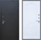 Входная металлическая Дверь Рекс (REX) 1A Черный Муар FL-128 Силк Сноу в Апрелевке