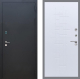 Входная металлическая Дверь Рекс (REX) 1A Черный Муар FL-289 Белый ясень в Апрелевке