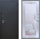 Входная металлическая Дверь Рекс (REX) 1A Черный Муар Зеркало Пастораль Сандал белый в Апрелевке
