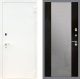 Входная металлическая Дверь Рекс (REX) 1А Белая шагрень СБ-16 Зеркало Венге в Апрелевке