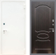 Входная металлическая Дверь Рекс (REX) 1А Белая шагрень FL-128 Венге светлый в Апрелевке