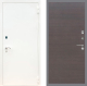 Входная металлическая Дверь Рекс (REX) 1А Белая шагрень GL венге поперечный в Апрелевке