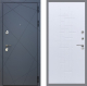 Входная металлическая Дверь Рекс (REX) 13 Силк Титан FL-289 Белый ясень в Апрелевке