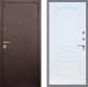 Входная металлическая Дверь Рекс (REX) Лайт 3К FL-128 Белый ясень в Апрелевке