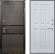 Входная металлическая Дверь Рекс (REX) 15 Черный Кварц FL-33 Белый ясень в Апрелевке