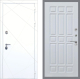 Входная металлическая Дверь Рекс (REX) 13 Силк Сноу FL-33 Белый ясень в Апрелевке