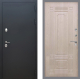 Входная металлическая Дверь Рекс (REX) 5 Черный Муар FL-2 Беленый дуб в Апрелевке