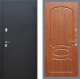 Входная металлическая Дверь Рекс (REX) 5 Черный Муар FL-128 Морёная берёза в Апрелевке