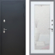 Входная металлическая Дверь Рекс (REX) 5 Черный Муар Зеркало Пастораль Белый ясень в Апрелевке