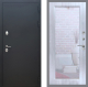 Входная металлическая Дверь Рекс (REX) 5 Черный Муар Зеркало Пастораль Сандал белый в Апрелевке